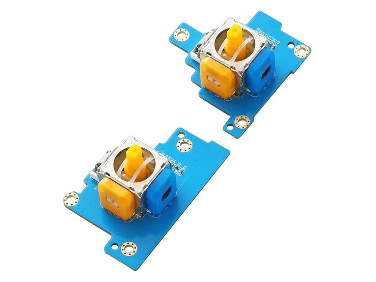 Os módulos de joystick GuliKit TMR para ROG Xbox Ally e Xbox Ally X. (Fonte da imagem: GuliKit)