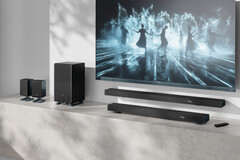 A Sharp revelou duas novas soundbars com Dolby Atmos e até 5.1.4 canais (Fonte da imagem: Sharp)