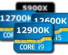 Os processadores Alder Lake da Intel devem ser liberados aos consumidores em 4 de novembro. (Fonte de imagem: UserBenchmark - edited)