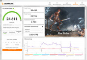 Fire Strike (operação na rede elétrica, modo silencioso)