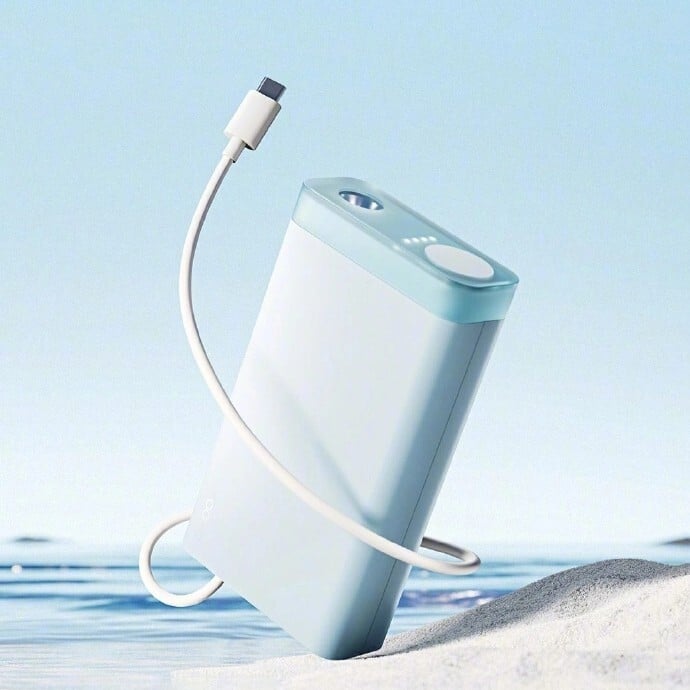 O Oppo SuperVOOC 45W Super Flash Charge Power Bank 20000. (Fonte da imagem: Oppo)