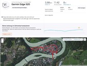 Localização da Garmin Edge 520 - Visão geral