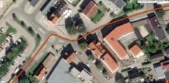 Rastreamento do Garmin Venu 2 em uma rotatória
