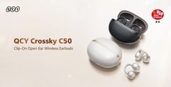 Os fones de ouvido abertos QCY Crossky C50 oferecem até 7,5 horas de duração da bateria com uma única carga (Fonte da imagem: QCY)