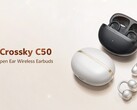 Os fones de ouvido abertos QCY Crossky C50 oferecem até 7,5 horas de duração da bateria com uma única carga (Fonte da imagem: QCY)