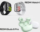 O Redmi Buds 6 Pro e o Redmi Watch 5 serão lançados em 27 de novembro (Fonte da imagem: Redmi - editado)