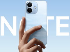 O Note 17 Pro deverá vir equipado com uma bateria de 9.000 mAh. Na foto: a parte traseira do celular.