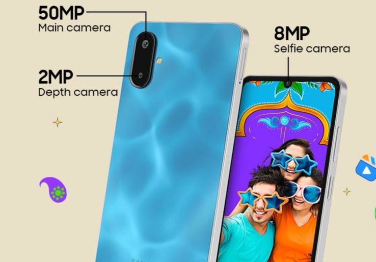 O Samsung Galaxy F06 5G tem uma câmera primária de 50 MP (Fonte da imagem: Samsung)