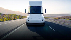A rede dos EUA não está pronta para paradas de caminhões elétricos nas rodovias (imagem: Tesla)
