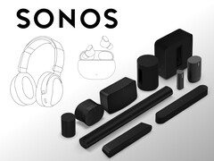 É provável que a Sonos acrescente fones de ouvido e earbuds sem fio à sua linha em 2024 (Fonte da imagem: Sonos, rawpixel.com - editado)