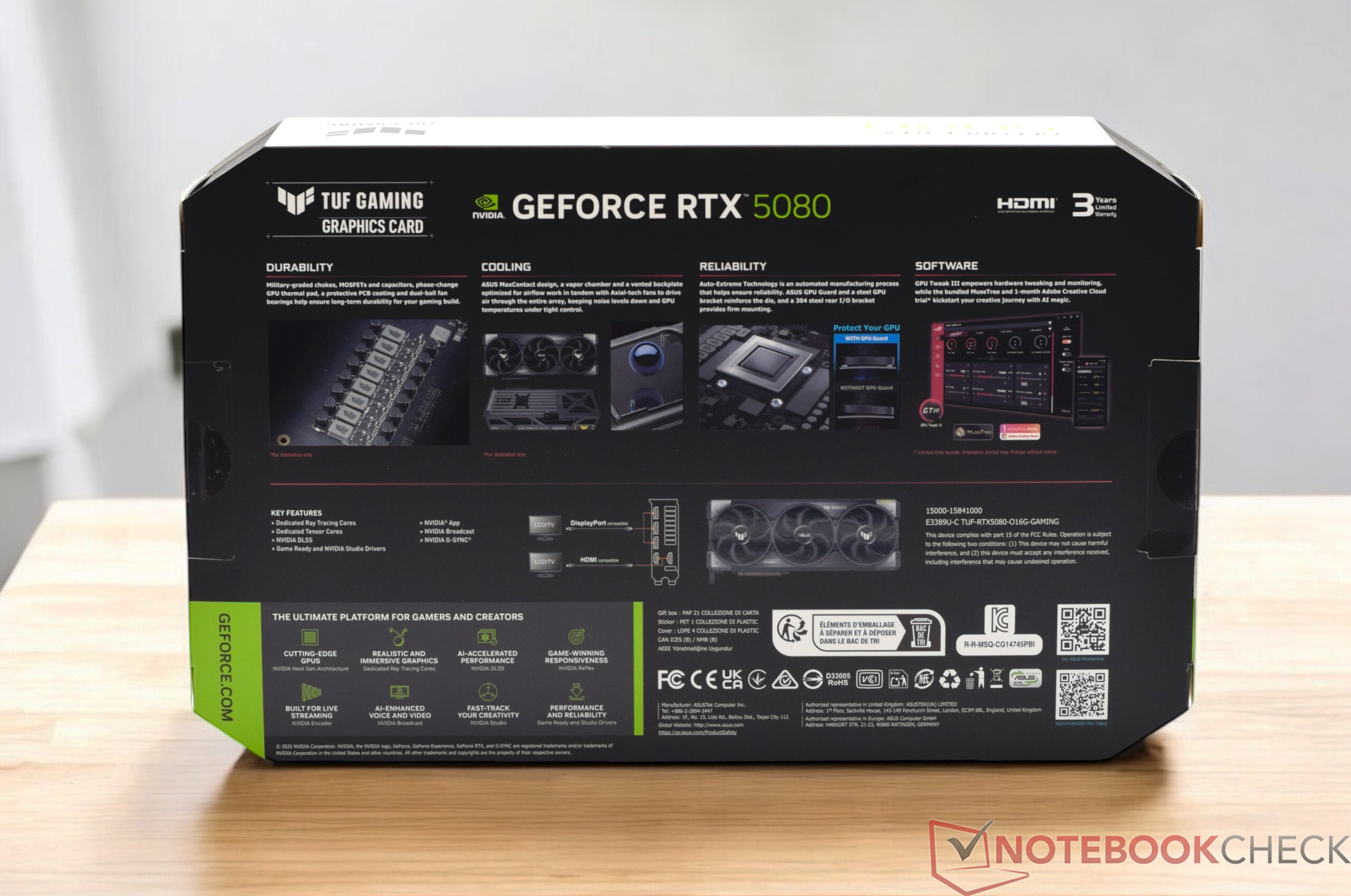 Análise da Asus TUF Gaming GeForce RTX 5080 OC: Desempenho Análise da Asus TUF Gaming GeForce RTX 5080 OC: Desempenho