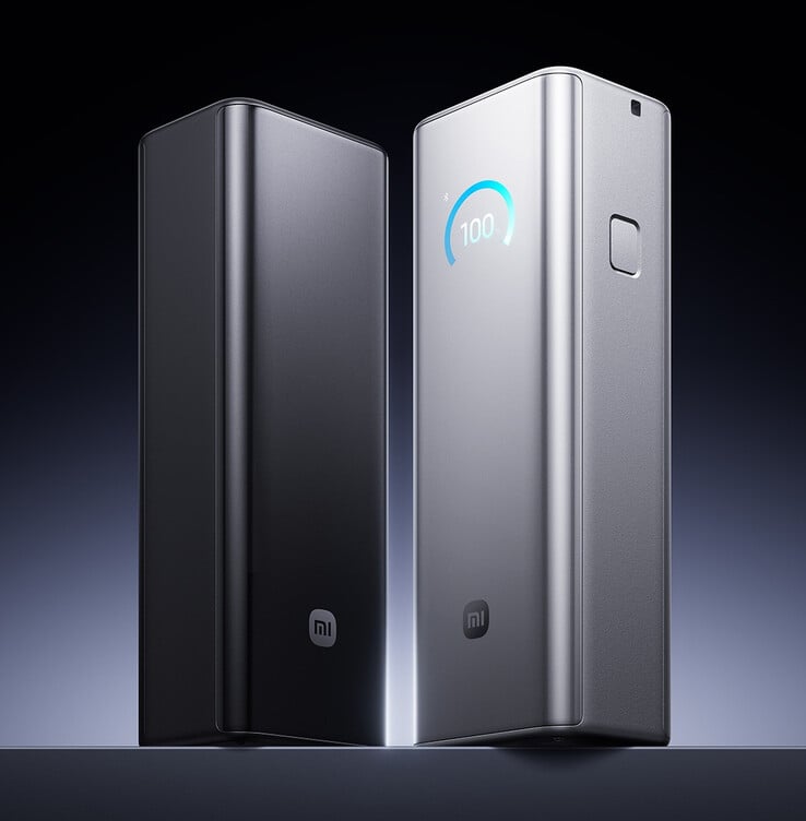 As duas opções de cor do power bank