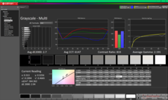 Escala de cinza antes da calibração