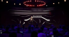 AMD provocou uma GPU RX 7000 durante o evento Zen 4 revelação. (Fonte: AMD)