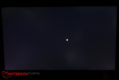 Pequeno sangramento da luz de fundo