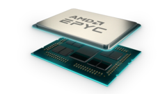 AMD EPYC Milão oferecerá maiores impulsos do que o EPYC Roma. (Fonte da imagem: AMD)