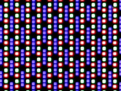 Disposição dos subpixels