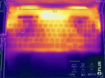 teste de estresse de temperatura da superfície (parte superior)