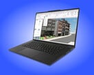 O ThinkPad P1 Gen 9 pesa a partir de 1,8 kg e possui um chassi totalmente em alumínio.