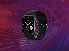 O Watch Fit 3 custa cerca de US$ 29. Na imagem: uma imagem promocional da versão preta do smartwatch (editada).