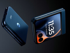 O Razr 60 seguirá o exemplo do Edge 60 Fusion, adotando painéis traseiros texturizados incomuns. (Fonte da imagem: via Evan Blass)