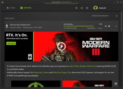 Nvidia GeForce Game Ready Driver 546.01 download da atualização em GeForce Experience (Fonte: Próprio)