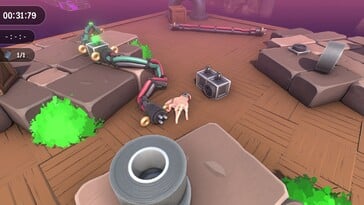 Na imagem: uma captura de tela do jogo “Super Adventure Hand”.