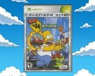 Imagem da capa do jogo “The Simpsons: Hit & Run” para Xbox