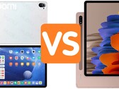 Alegada Xiaomi Mi Pad 5 vs. Samsung Galaxy Tab S7. (Fonte da imagem: XiaomiAdictos/Samsung - editado)