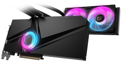 O iGame GeForce RTX 3090 Neptune OC da Colorful tem um relógio de base de 1.395 MHz. (Fonte da imagem: Colorful)