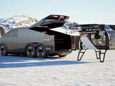 O porta-aviões terrestre parece ter o estilo do Cybertruck (Fonte da imagem: XPeng)