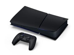 A PS5 em Midnight Black.