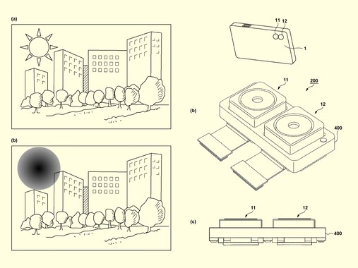 Configuração do sensor SPAD-CMOS duplo (Fonte da imagem: Japan Patent Platform)