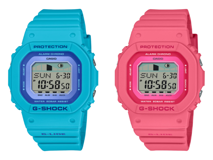 Da esquerda para a direita: os relógios Casio GLXS5610-2 e GLXS5610-2. (Fonte da imagem: Casio)