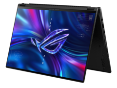 O 2023 Asus ROG Flow X16 agora apresenta um display QHD+ mini-LED de 240 Hz com Gorilla Glass DXC. (Fonte de imagem: Asus)