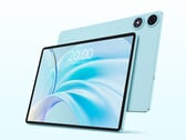 O P50 2026 é um tablet básico que roda o Android 16. Na foto: uma renderização mostrando o design do tablet.