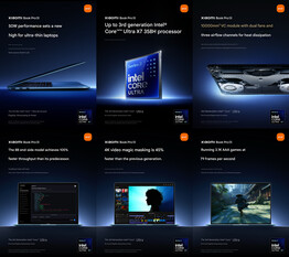 Teasers do laptop Xiaomi Book Pro 14 Panther Lake (tradução automática)