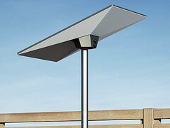 O prato do Starlink Standard Kit para planos residenciais. (Fonte da imagem: SpaceX)