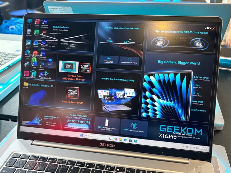 O laptop contará com uma tela QHD de 16 polegadas e 120 Hz.