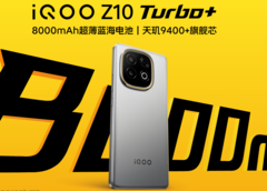 O iQOO Z10 Turbo+ possui uma enorme bateria de 8.000 mAh com suporte para carregamento com fio de 90 W (Fonte da imagem: iQOO)