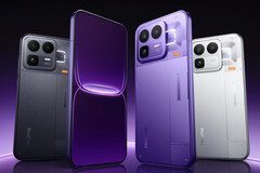 Realme Neo8 é lançado com OLED Samsung de 165 Hz nas opções de cores Cyber Purple, Origin White e Mecha Gray (Fonte da imagem: Realme)