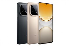 O Vivo Y300 GT vem nas cores desert gold e preto (Fonte da imagem: Vivo)