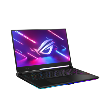 Asus ROG Strix Scar 17 - Esquerda. (Fonte da imagem: Asus)