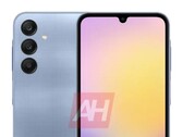 Um render "Galaxy A25". (Fonte: Android Headlines)
