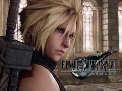 O banner de Final Fantasy Remake Part 3 com Cloud é mostrado (Fonte da imagem: Square Enix, Nintendo of America com edições)
