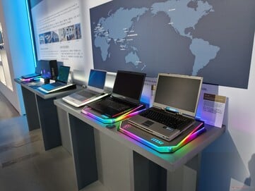 Alguns dos primeiros modelos de notebooks da MSI