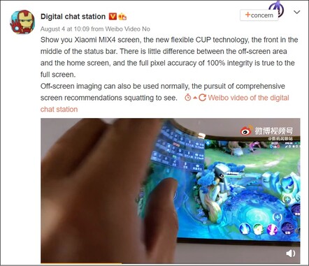 Xiaomi Mi Mix 4. (Fonte da imagem: Digital Chat Station)