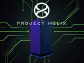 Um banner mostrando um conceito do console Xbox Project Helix