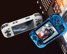 O R46H é outro dispositivo portátil de jogos retrô horizontal baseado em um chipset Rockchip RK3326. (Fonte da imagem: Amazon)