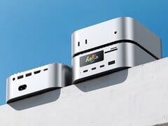 Esta última estação de acoplamento para o Mac Mini vem com uma tela embutida (Fonte da imagem: RayCue)